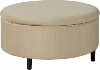 Mömax Hocker aus samt in beige Angebot