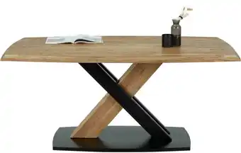Mömax Esstisch aus akazie massiv ca. 180x77x100cm Angebot