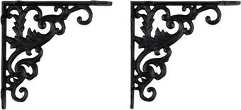 Mömax Wandhalter aus eisen in schwarz, 2er set Angebot