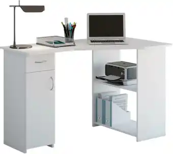 Mömax Eckschreibtisch in weiss ca. 118x76x77 cm 'linzia' Angebot