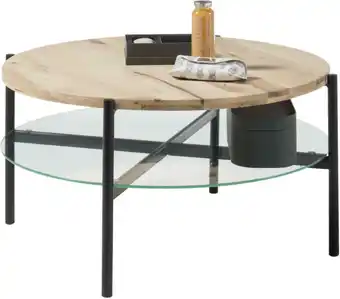 Mömax Couchtisch 'shane' , ca ø 77cm, aus eiche Angebot
