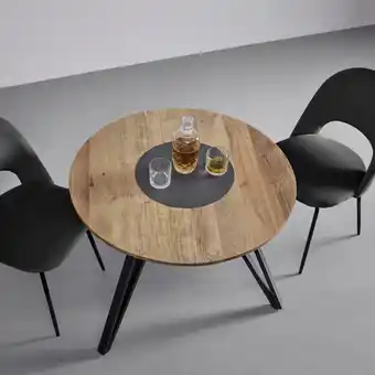 Mömax Esstisch 'elias', ø ca. 90 cm, aus akazie Angebot