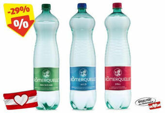 Hofer Römerquelle mineralwasser, 1,5 l Angebot