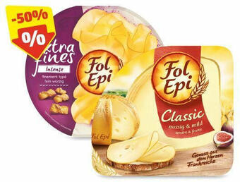 Hofer Fol epi käsescheiben, 150 g/100 g/90 g Angebot