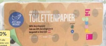 Bipa Toilettenpapier Angebot