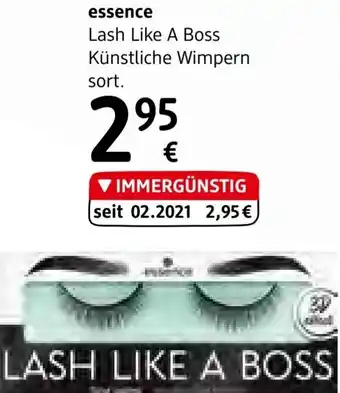 dm Essence Lash Like A Boss Künstliche Wimpern sort. Angebot