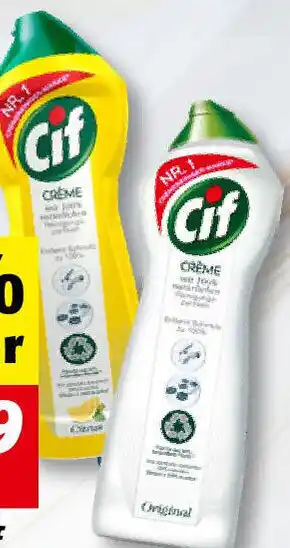 Nah&Frisch Cif Cremereiniger 750ml Angebot