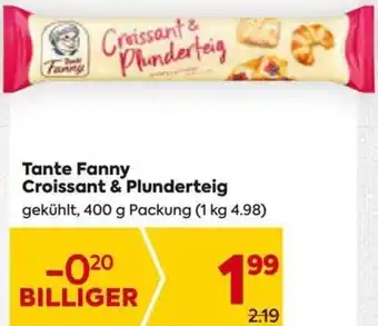 Billa Tante Fanny Croissant & Plunderteig 400 g Angebot
