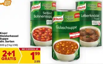 Billa Knorr Meisterkessel Suppe 500 g Angebot