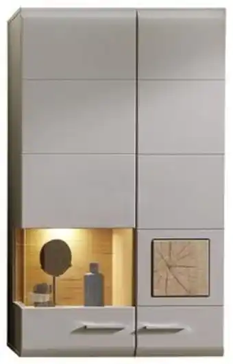 Mömax Hängevitrine in grau/ eichefarbe 'fun plus ii' Angebot