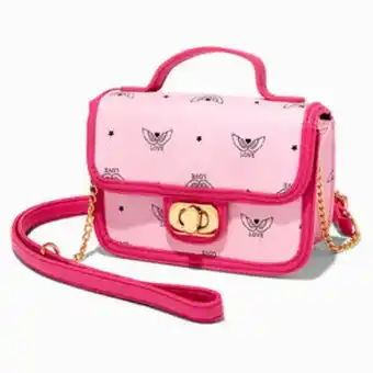 Claire's Love angel wings pink crossbody bag Angebot