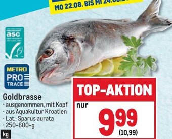 Metro Goldbrasse 250-600 g Angebot