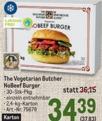 Metro The Vegetarian Butcher NoBeef Burger Angebot