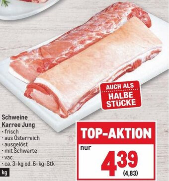Metro Schweine Karree Jung 3 kg Angebot