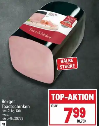 Metro Berger Toastschinken 2 kg Angebot