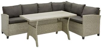 Möbelix Loungegarnitur 3-teilig vipora aus kunststoff mit kissen Angebot