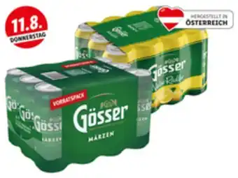 Lidl Gösser natur radler oder märzenbier Angebot