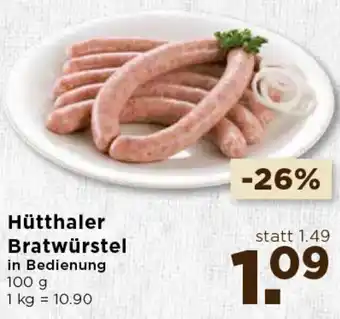 Unimarkt Hütthaler Bratwürstel 100g Angebot