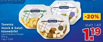 Unimarkt Taverna Snack & Salatkäsewürfel 100g Angebot