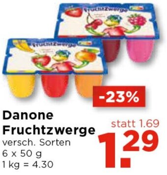 Unimarkt Danone Fruchtzwerge 6 x 50 g Angebot