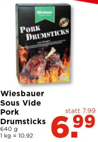 Unimarkt Wiesbauer Sous Vide Pork Drumsticks 640g Angebot