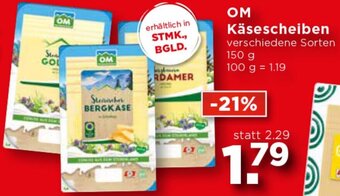 Unimarkt OM Käsescheiben 150g Angebot