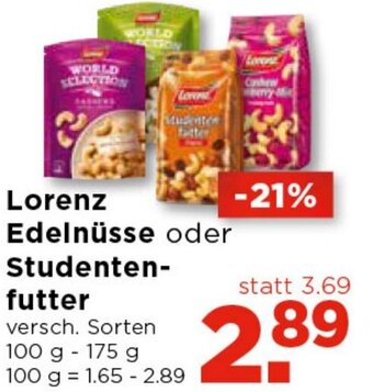 Unimarkt Lorenz Edelnüsse Oder Studentenfutter Angebot