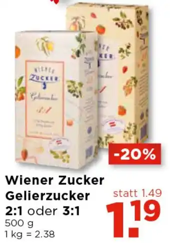 Unimarkt Weiner Zucker Gelierzucker 500g Angebot