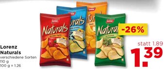 Unimarkt Lorenz Naturals 110g Angebot