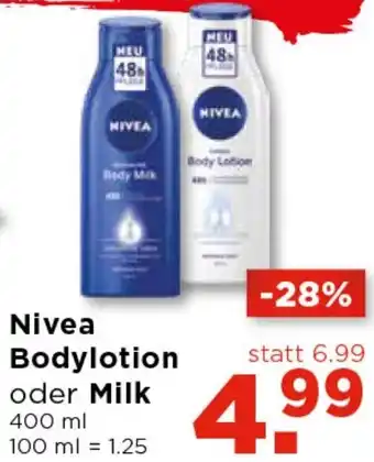 Unimarkt Nivea Body Lotion 400ml Angebot