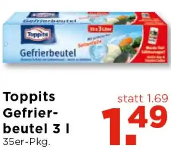 Unimarkt Toppits Gefrierbeutel 3l Angebot
