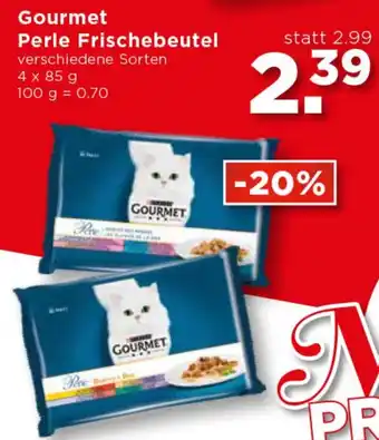 Unimarkt Gourmet Perle Frieschebeutel 4 x 85 g Angebot
