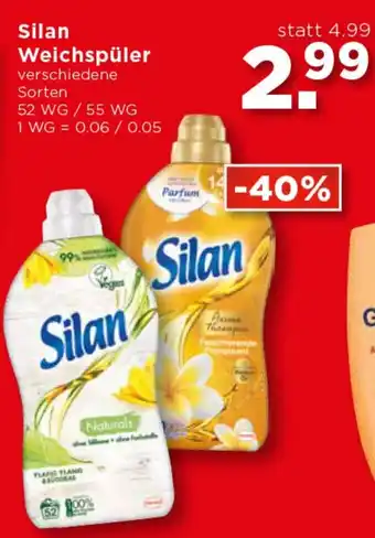 Unimarkt Silam Weichspüler 52Wg/ 55 Wg/ 1Wg Angebot