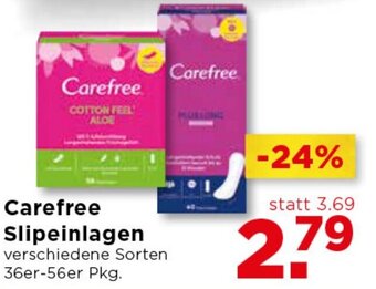 Unimarkt Carefree Slipeinlagen Angebot