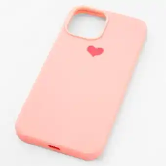 Claire's Pink heart phone case - fits iphone 12 pro max Angebot