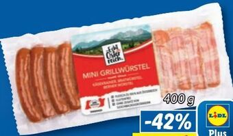 Lidl Echt Österreich Mini-grillwürstel Angebot