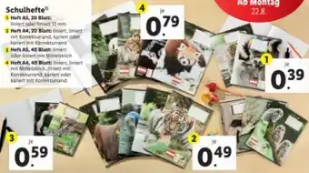 Lidl Schulhefte Angebot