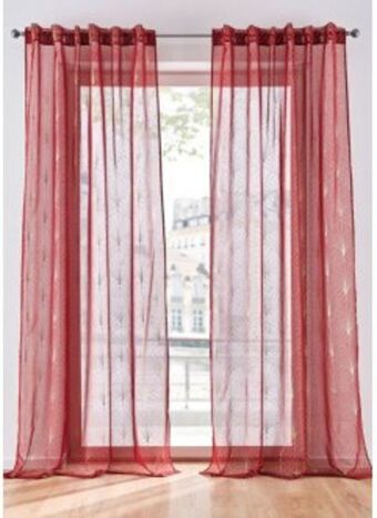 Bonprix Gardine mit glanzdruck (1er pack) Angebot