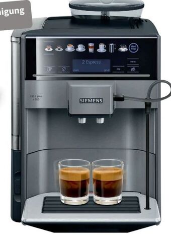 Media Markt Siemens Kaffeevollautomat eq.6 plus s100 te651509de Angebot
