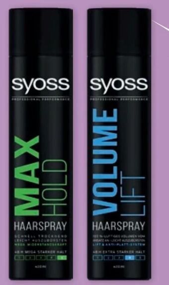 PENNY Syoss Haarspray Angebot