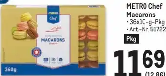 Metro MetroChef Macarons 36 x10 g Angebot