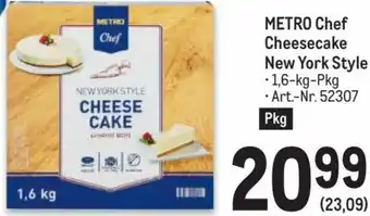Metro Metro Chef Cheesecake New York Style 1,6 kg Angebot