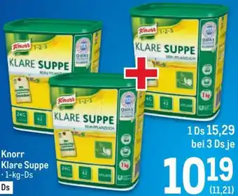 Metro Knorr Klare Suppe 1 kg Angebot