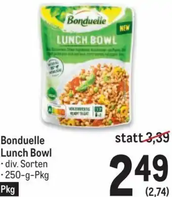 Metro Bonduelle Lunch Bowl 250 g Angebot