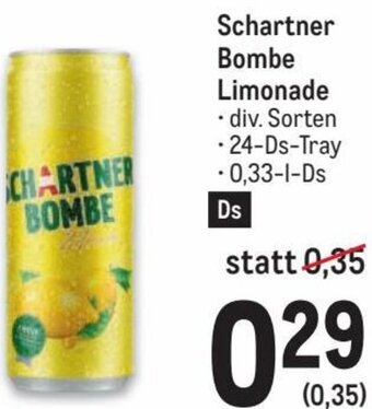 Metro Schartner Bombe Limonade 0,33 l Angebot