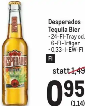 Metro Desperados Tequila Bier 0,33 l Angebot