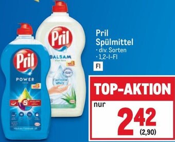 Metro Pril Spülmittel 1,2 l Angebot