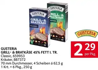 Transgourmet Gusteria Grill-& Bratkäse 45% Angebot