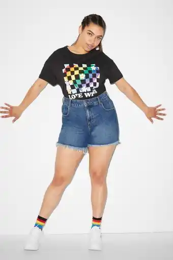 C&A Clockhouse - jeans-shorts - high waist - recycelt Angebot