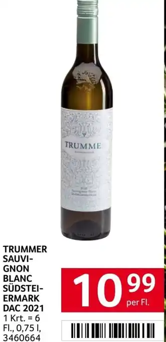 Transgourmet Trummer Sauvignon Blanc Südsteiermark DAC 2021 0,75 L Angebot